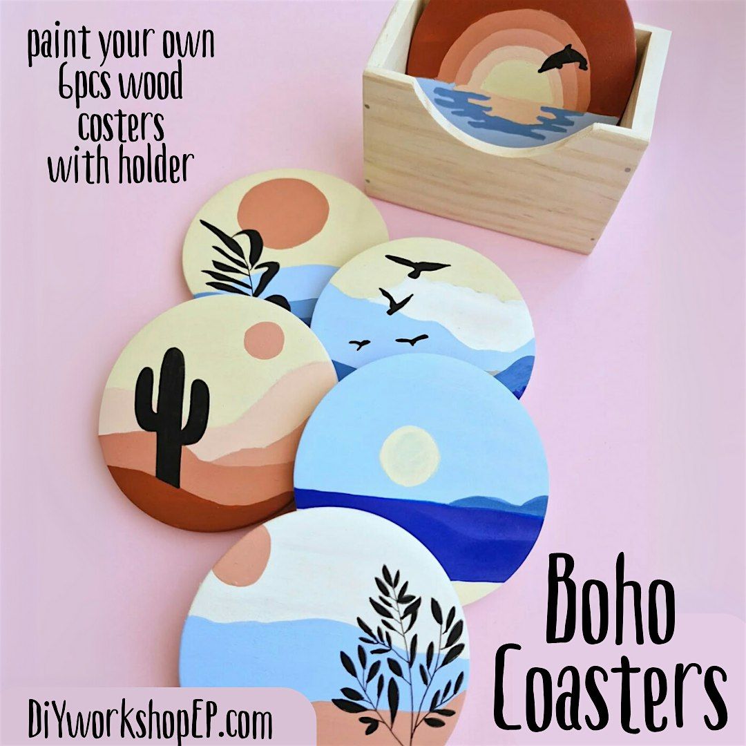 Paint Boho Coasters