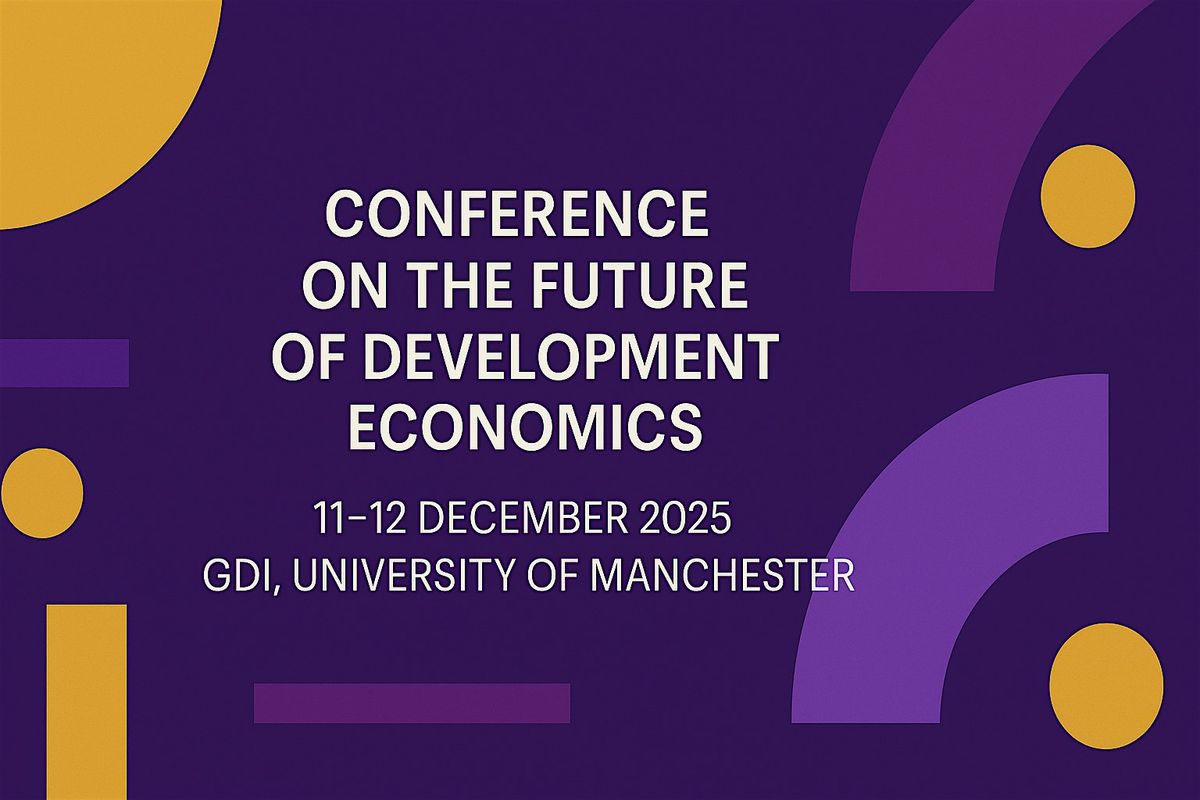 Conference Registration: Future of Development Economics (General audience)