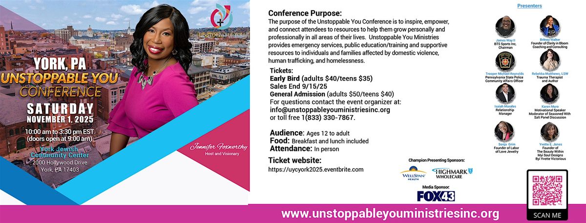 Unstoppable You Conference - York, PA 2025