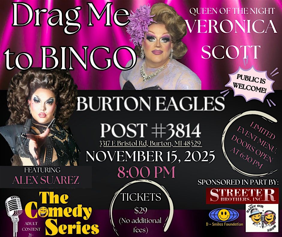 Drag Me to BINGO - Burton Eagles Post 3814- Burton