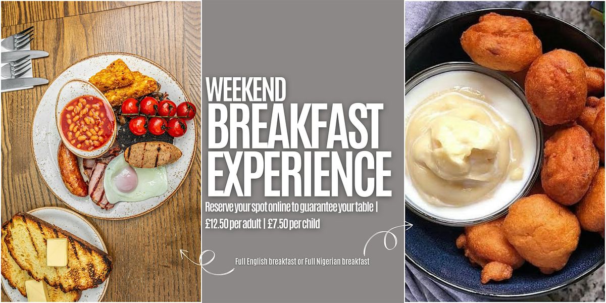 Weekend Full Breakfast Experience