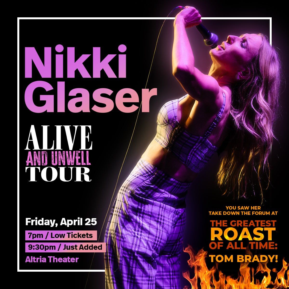 Nikki Glaser at Kentucky Center - Whitney Hall