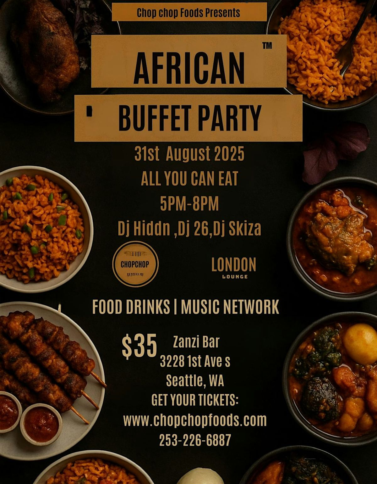 African Buffet Party