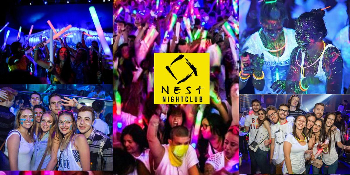 EVERYONE FREE | GLOW PARTY @ NEST| SAT , JAN 25