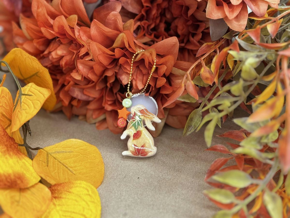 Resin Autumn Moon Rabbit - Mapunapuna