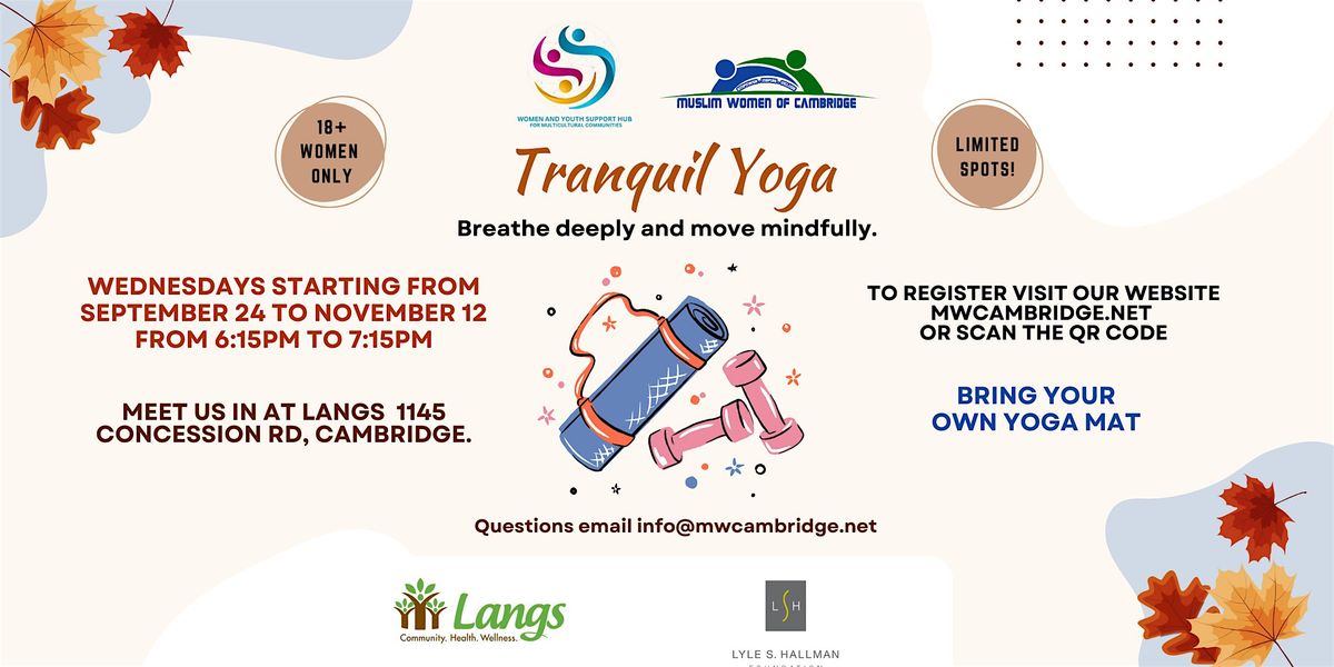 Tranquil Yoga: Fall 2025