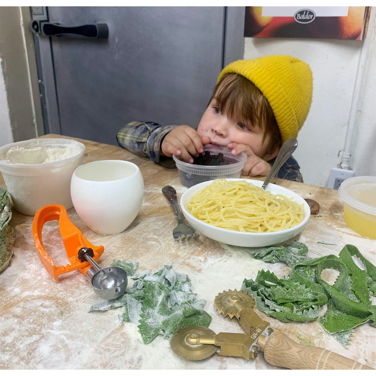 \u201cMommy and Me\u201d Pasta Class at Caffeine Haven