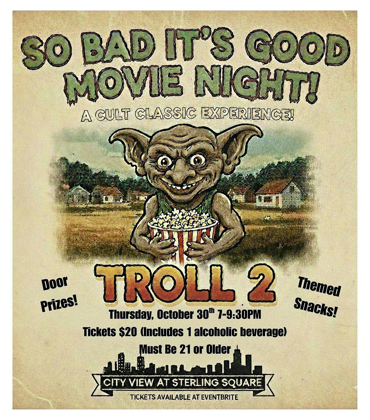 So Bad It's Good Movie Night - Troll 2