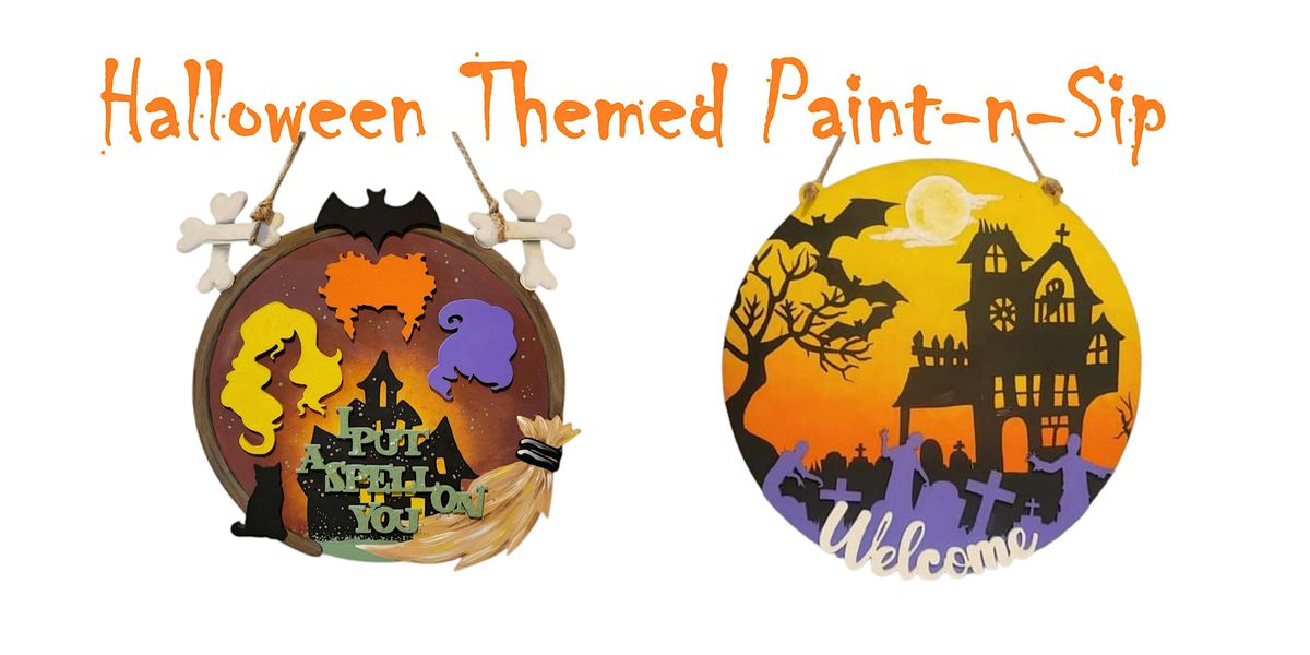 Halloween Themed Paint & Sip