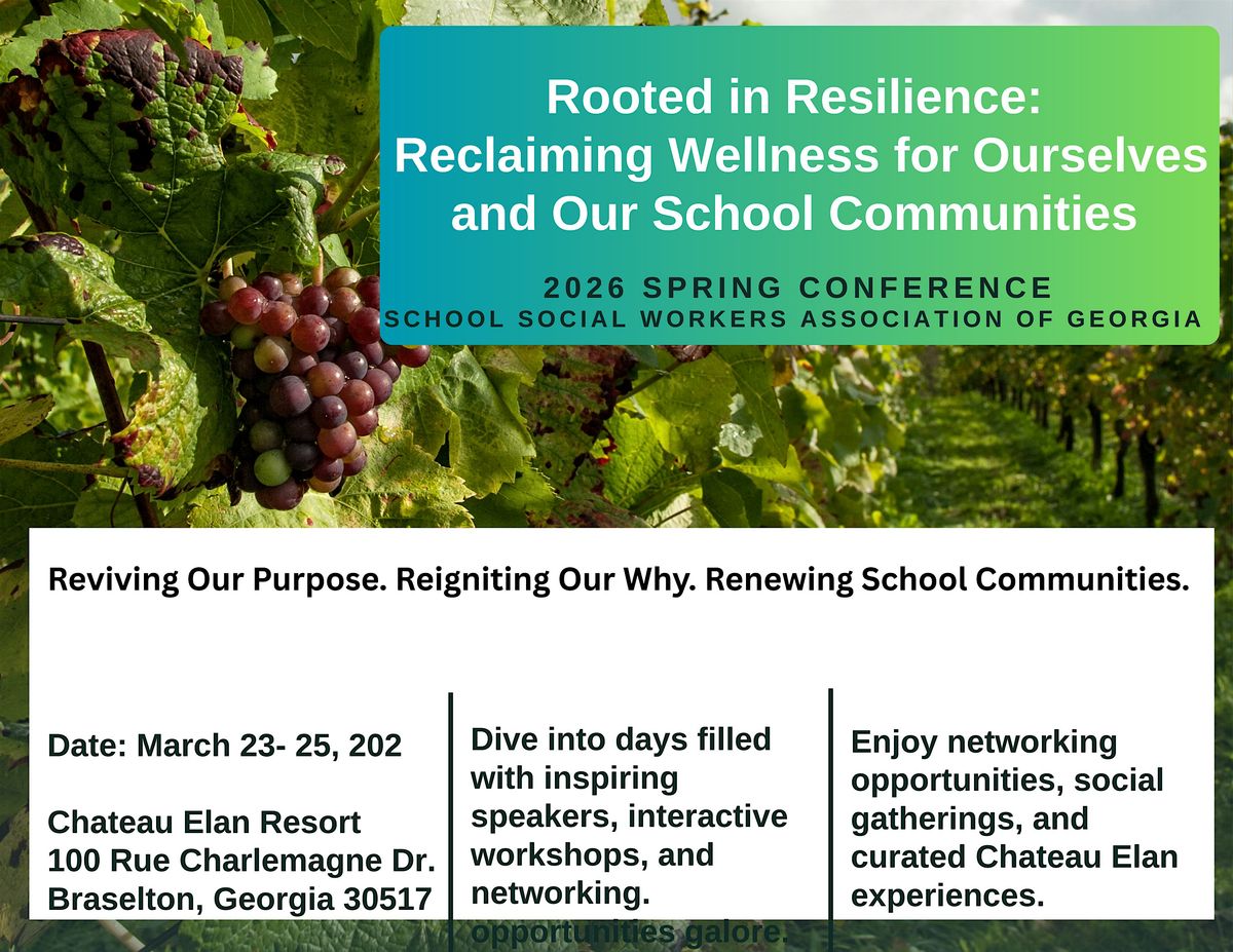 2026 School Social Workers Association of Georgia (SSWAG) Spring Conference