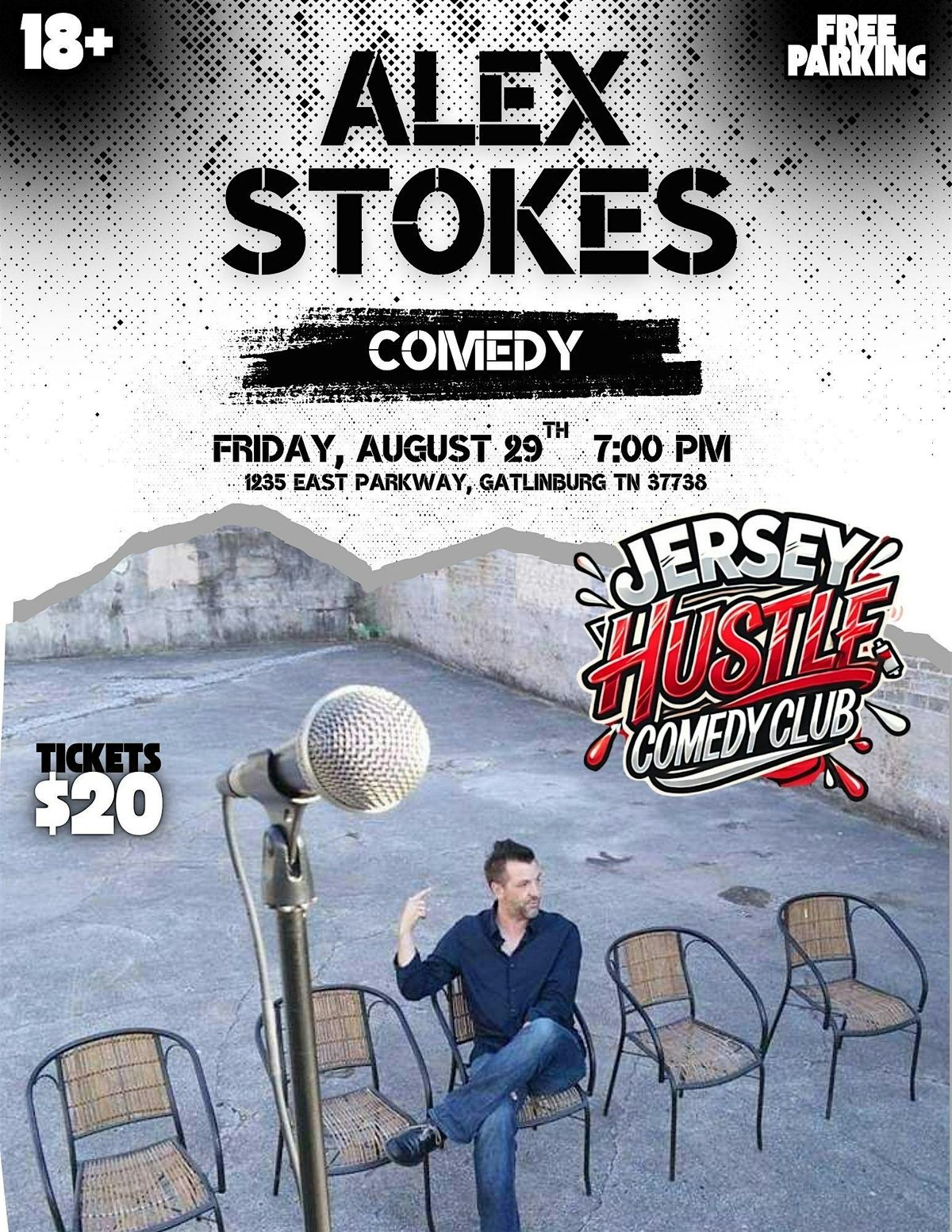 Alex Stokes Comedy LIVE@ Jersey Hustle Comedy Club