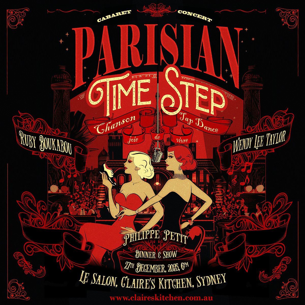 Claire's Petit Cabaret presents PARISIAN TIME STEP