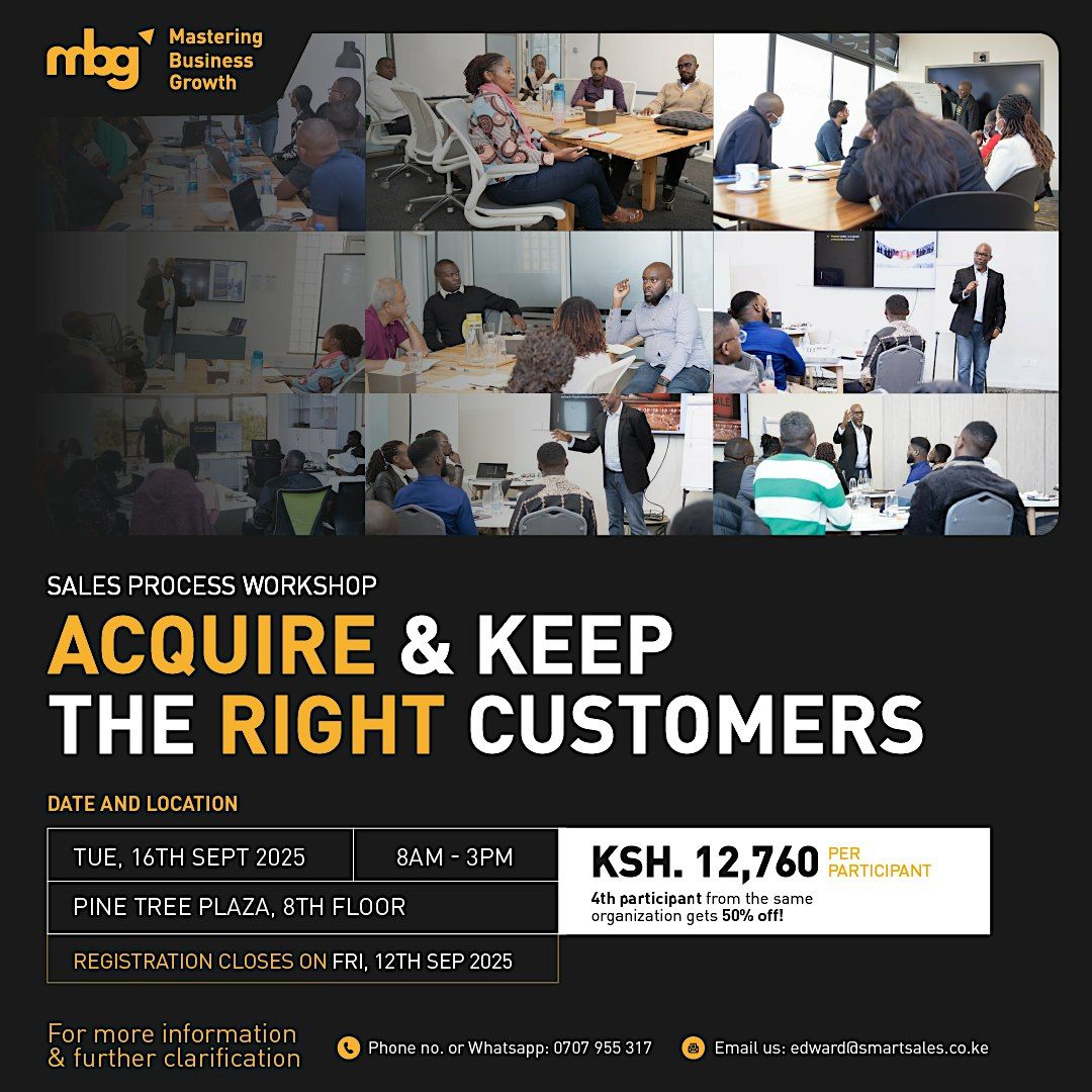 MBG Sales Process Workshop