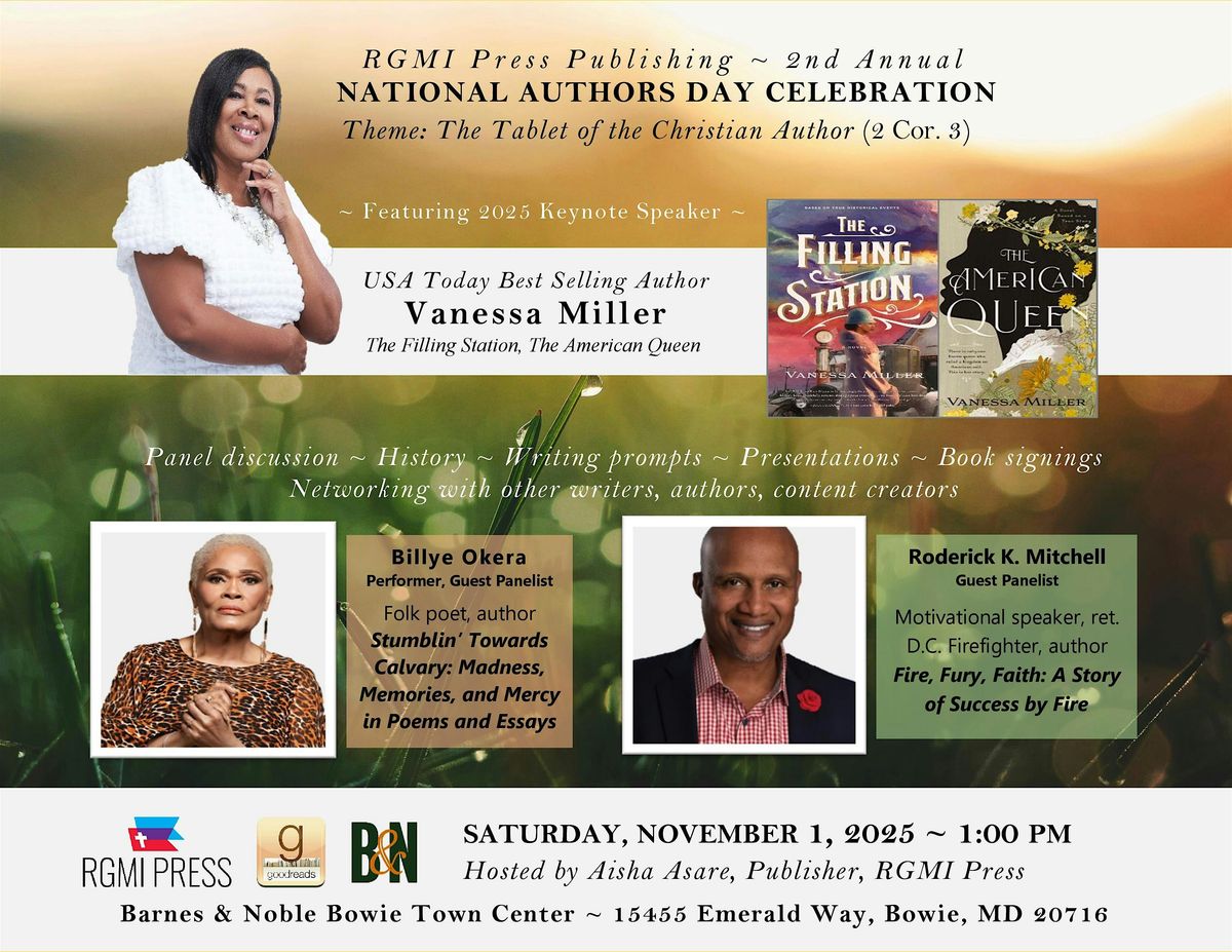 2nd Annual National Authors Day Celebration