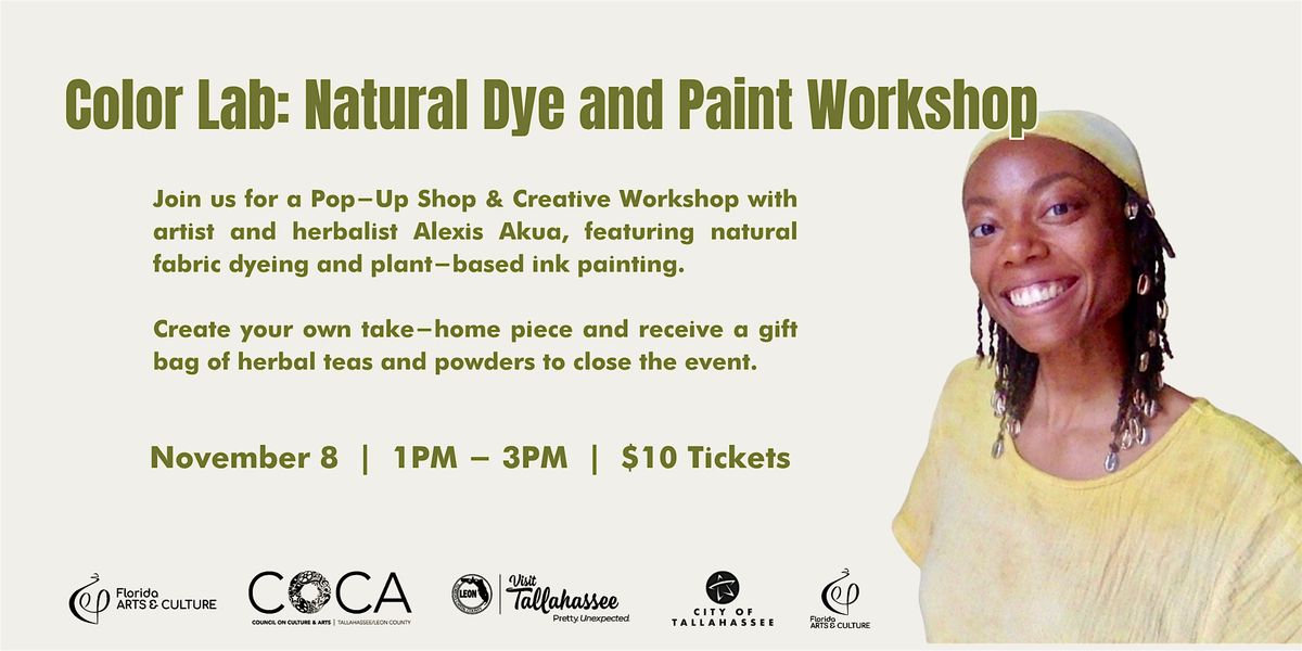 Color Lab: Natural Dye and Paint Workshop