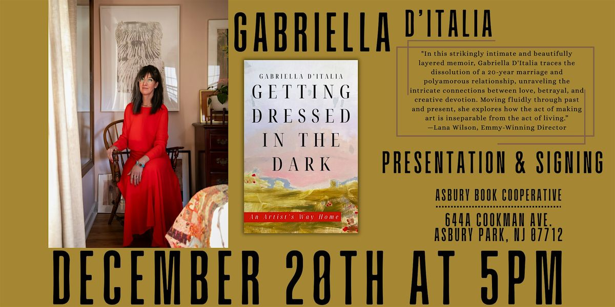 Presentation, Signing, & Community Art Project with Gabriella D'Italia