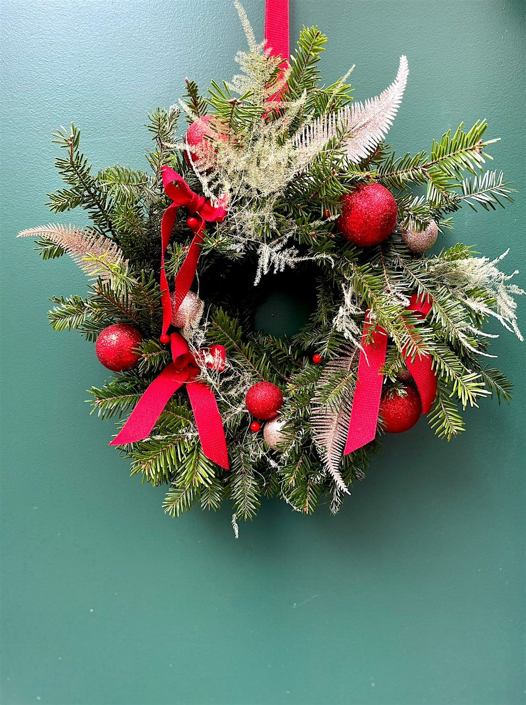 Atelier couronne de No\u00ebl