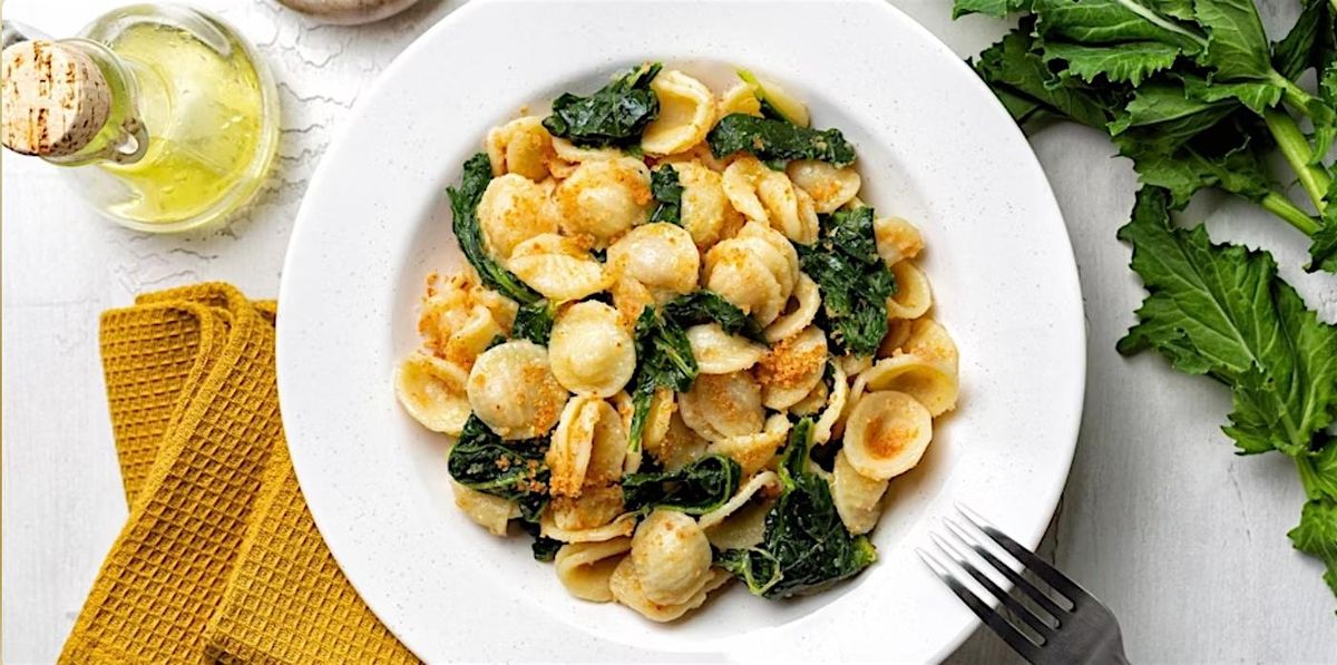 Hands-On Pasta: Orecchiette Salsiccia e Cime di Rapa (Date Night Edition)