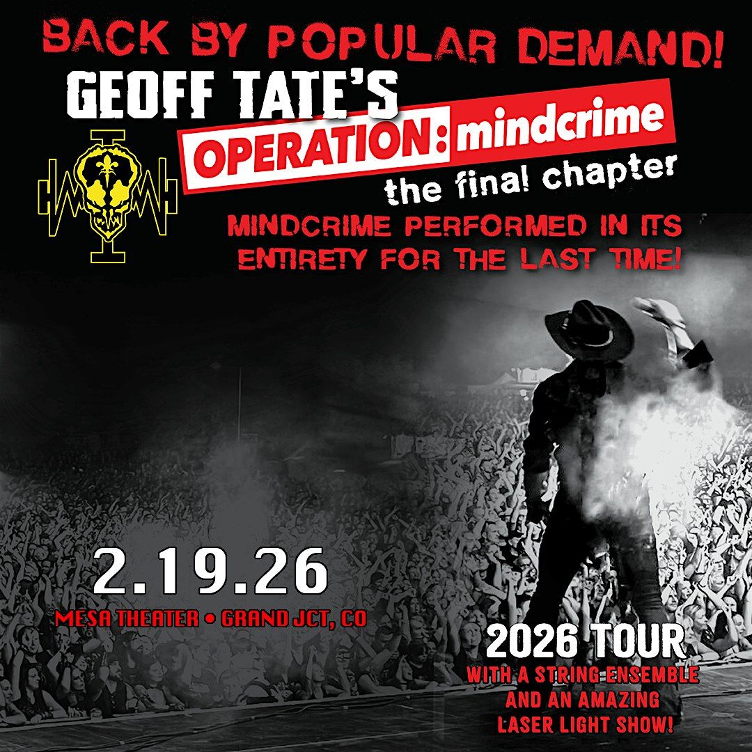 Geoff Tate \u2022 Operation: Mindcrime Final Chapter