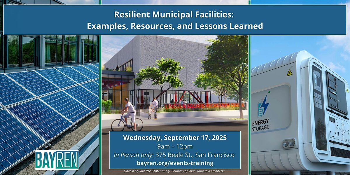 Resilient Municipal Facilities: Examples, Resources, and Lessons Learned