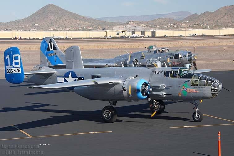 Ride the B-17 and B-25 in Lethbridge, AB