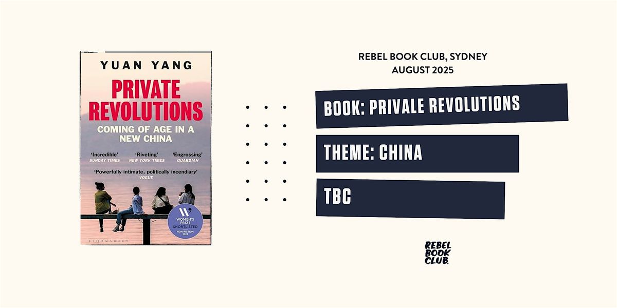Rebel Book Club Sydney x CHINA