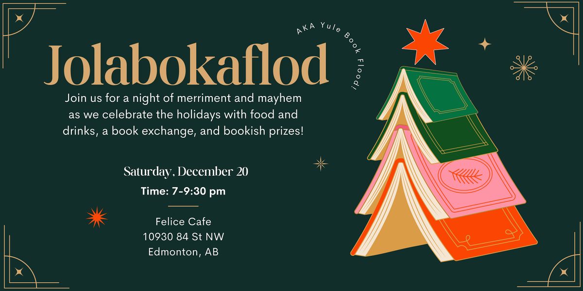 Jolabokaflod | Yule Book Flood at Felice Cafe!