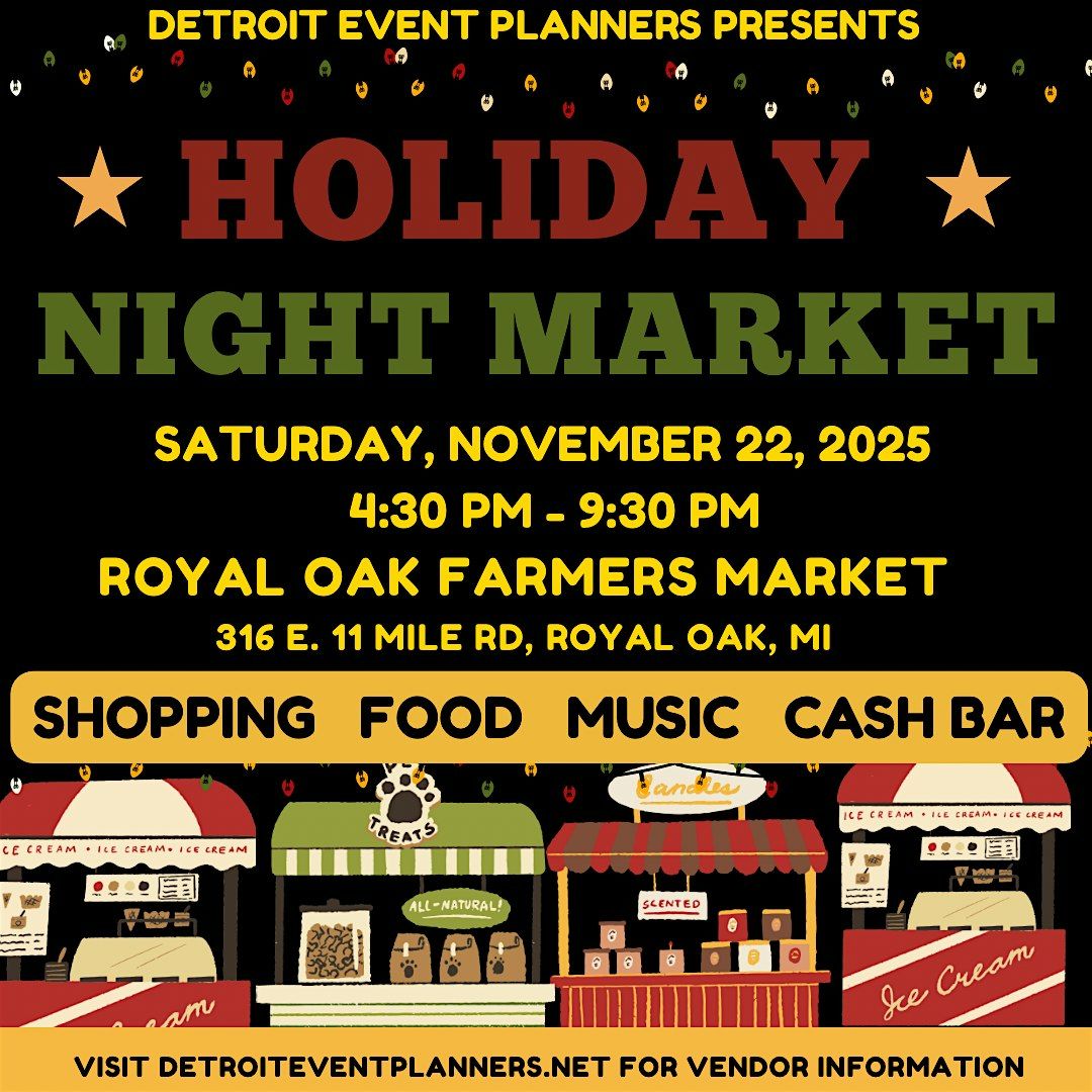 HOLIDAY NIGHT MARKET