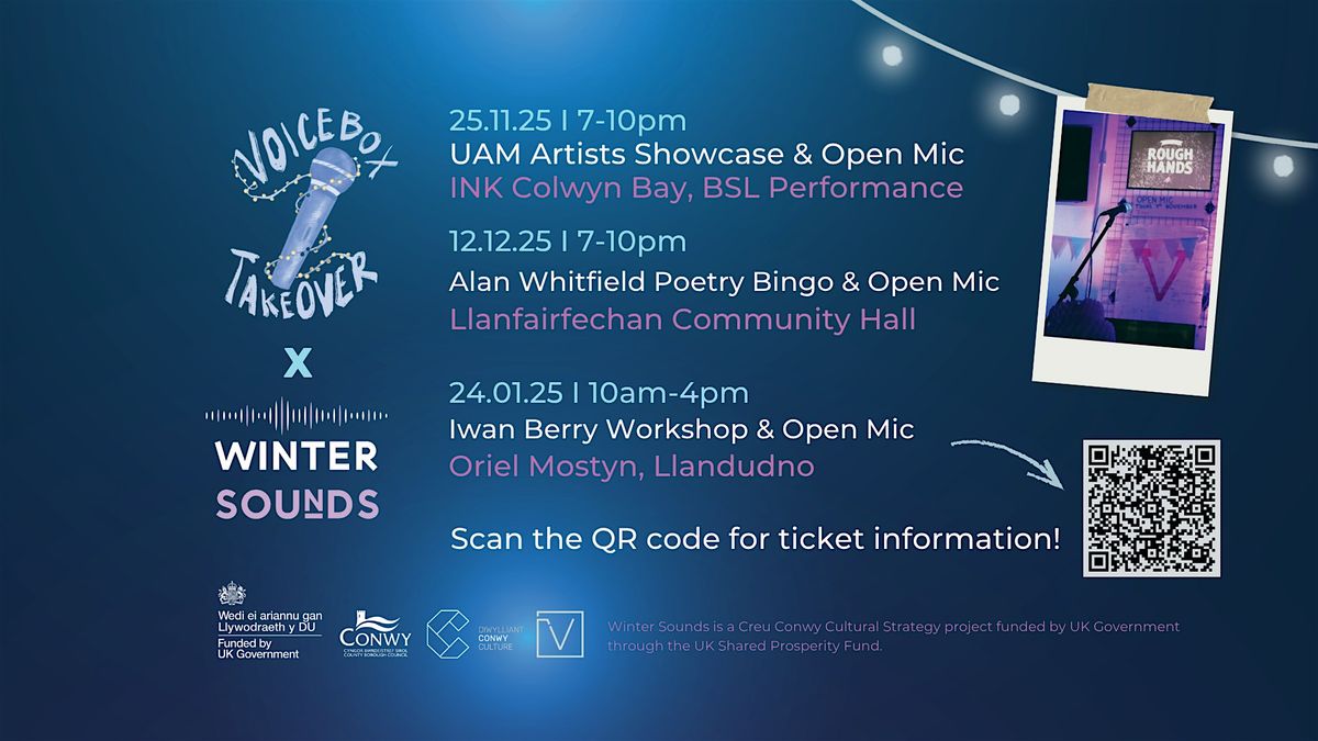 Voicebox Presents Iwan Berry Workshop & Performance