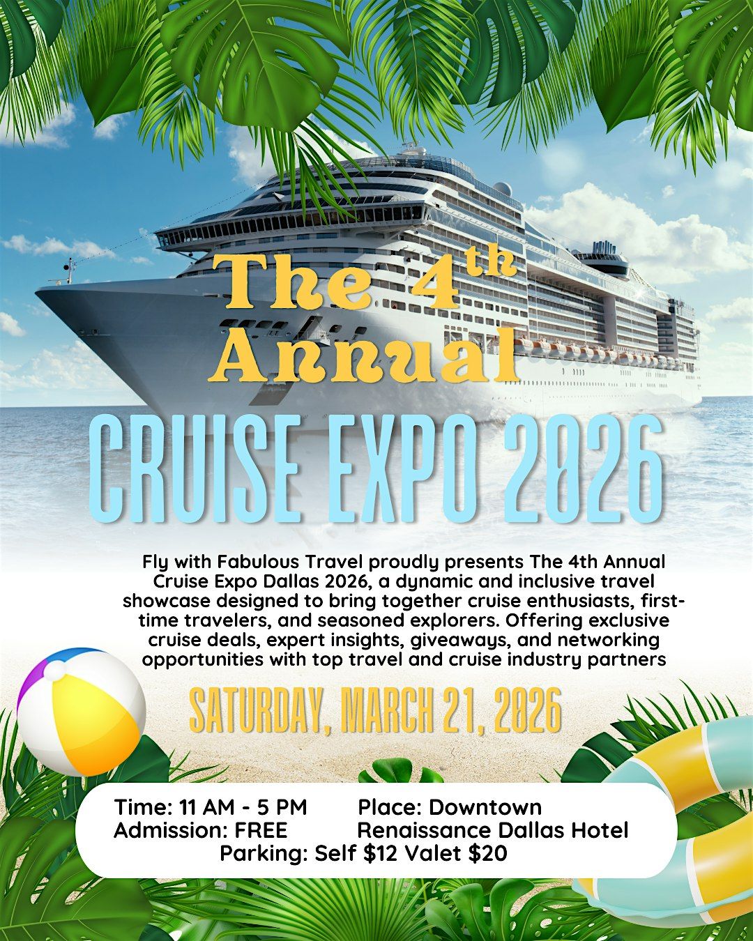 The 4th Annual Cruise Expo Dallas 2026