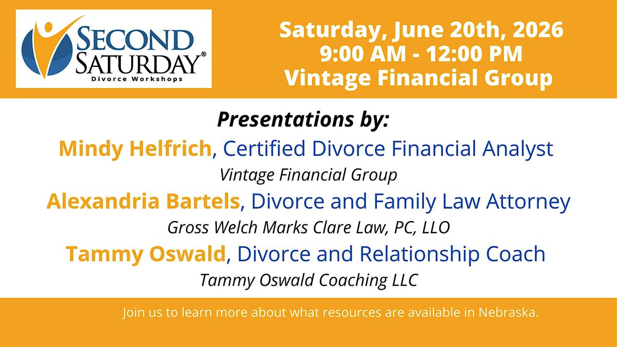 Second Saturday: Divorce Workshop