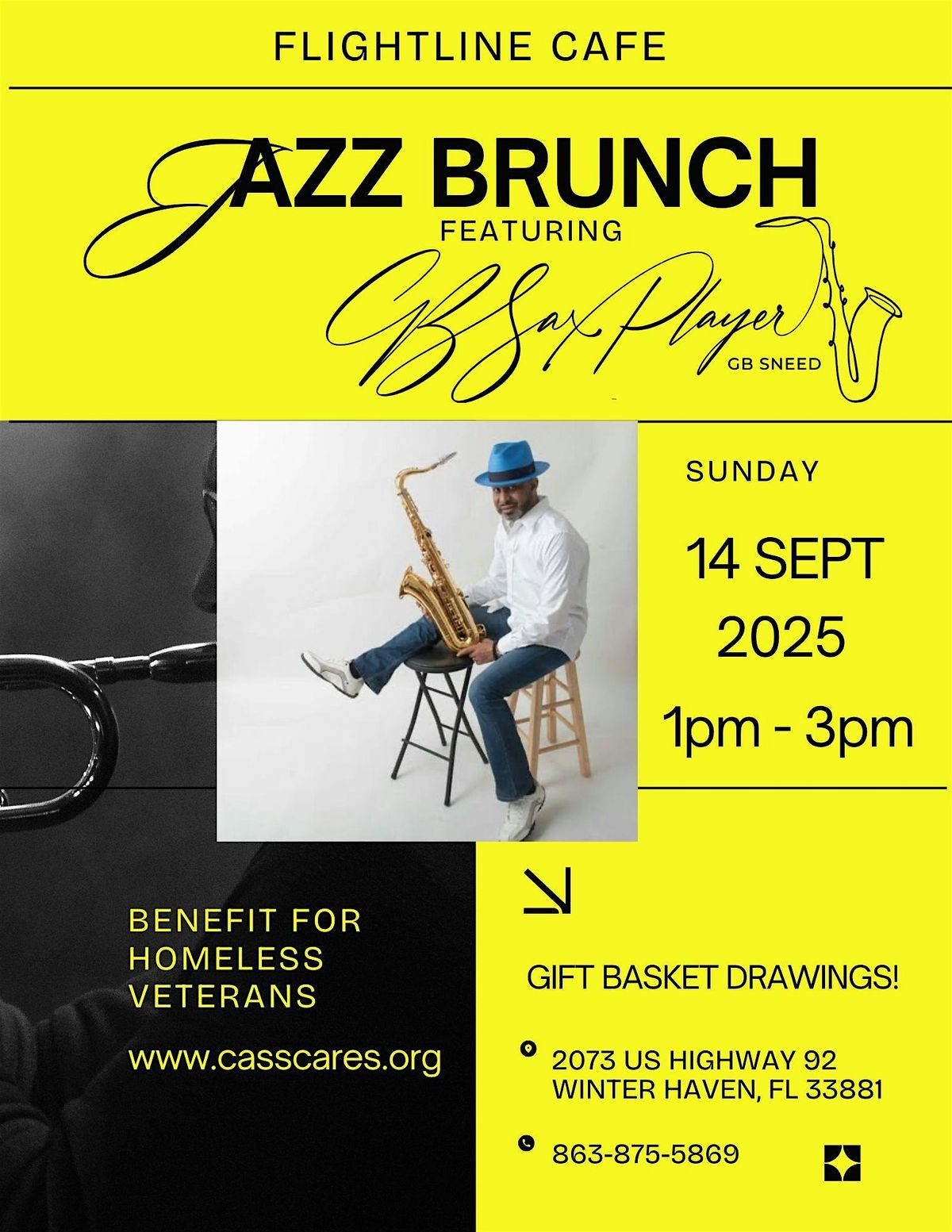 Jazz it up for brunch at the Flight Line Cafe in Winter Haven, FL