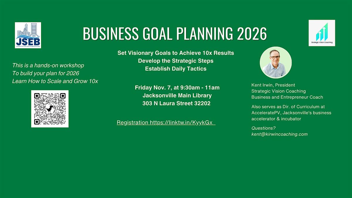 How to Set Goals for 2026: Hands-on Workshop