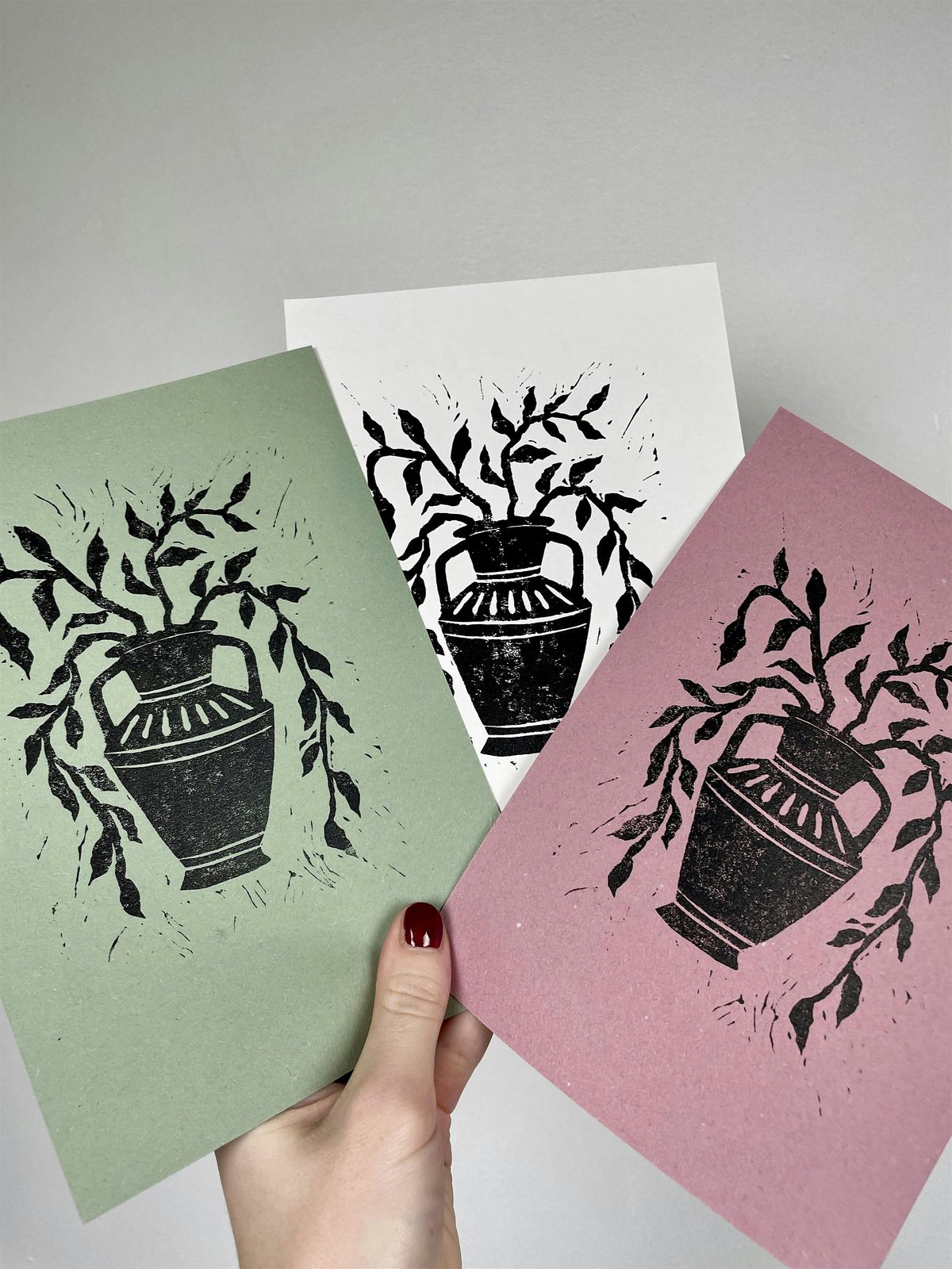 Linocut Printing at StoryBox