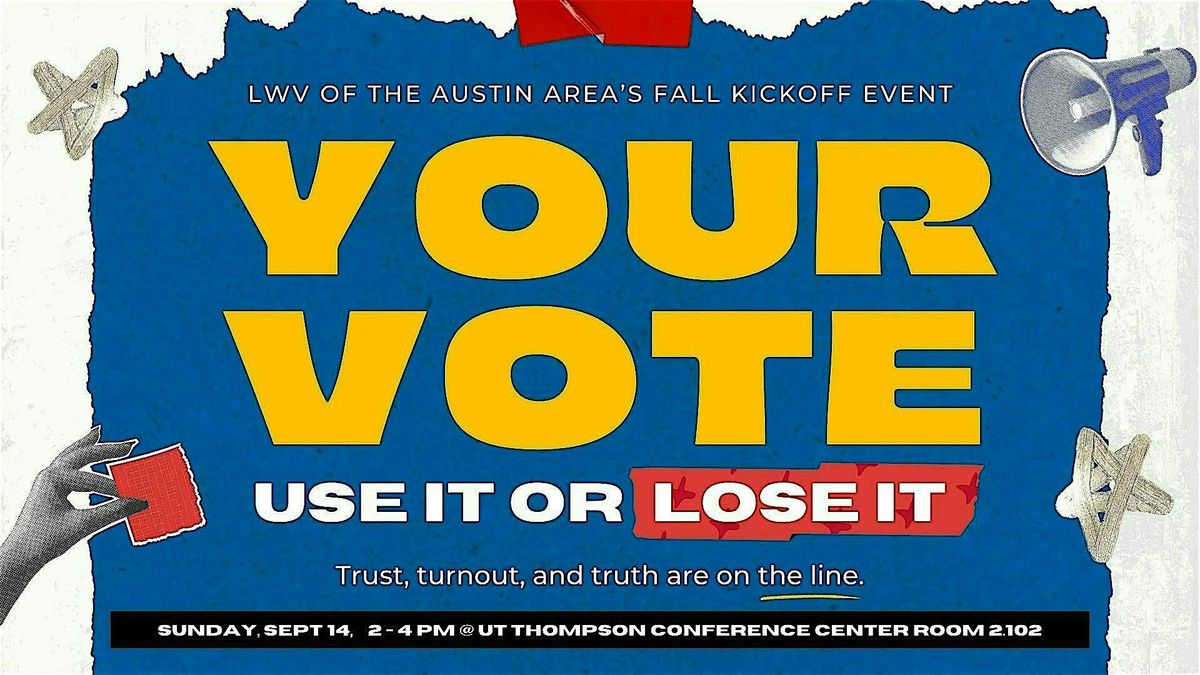 LWV of the Austin Area Fall Kickoff