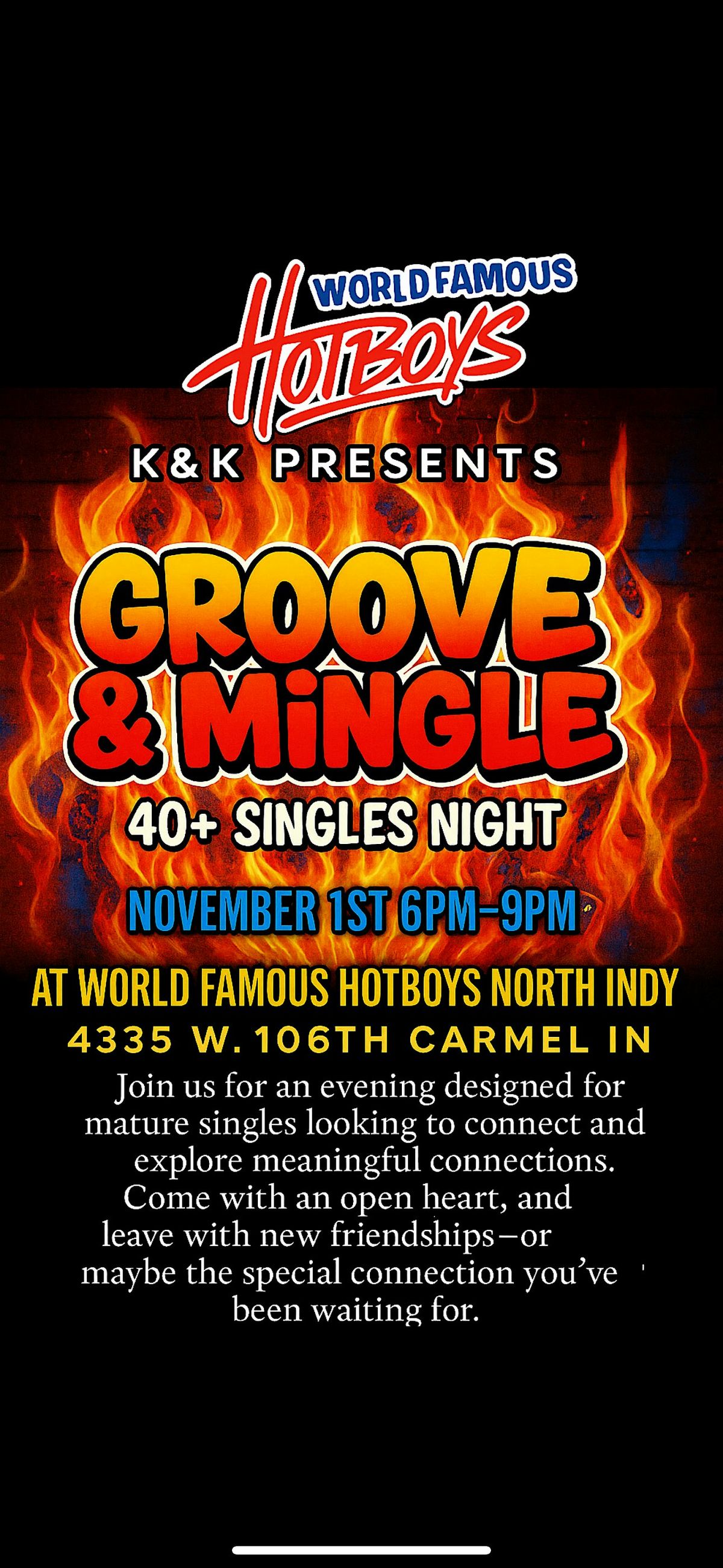 Singles Mixer Ages 40 +