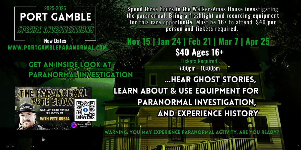 Port Gamble Special Investigation 2025-2026