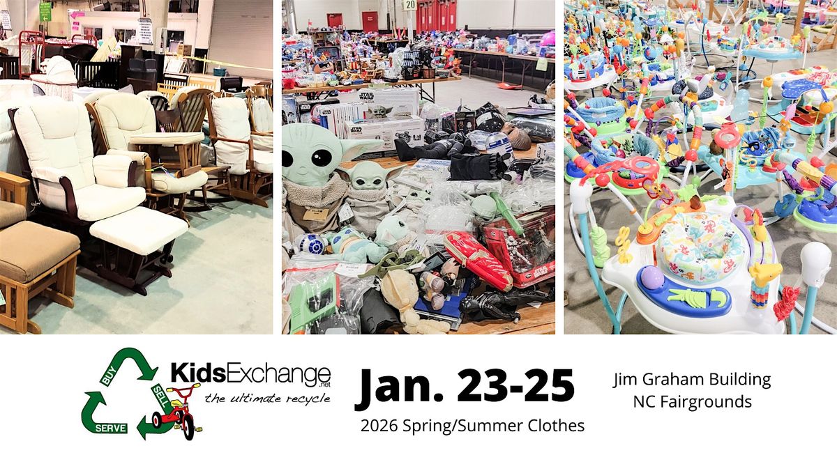 KX Kids Consignment Sale January 2026 - FREE admission!