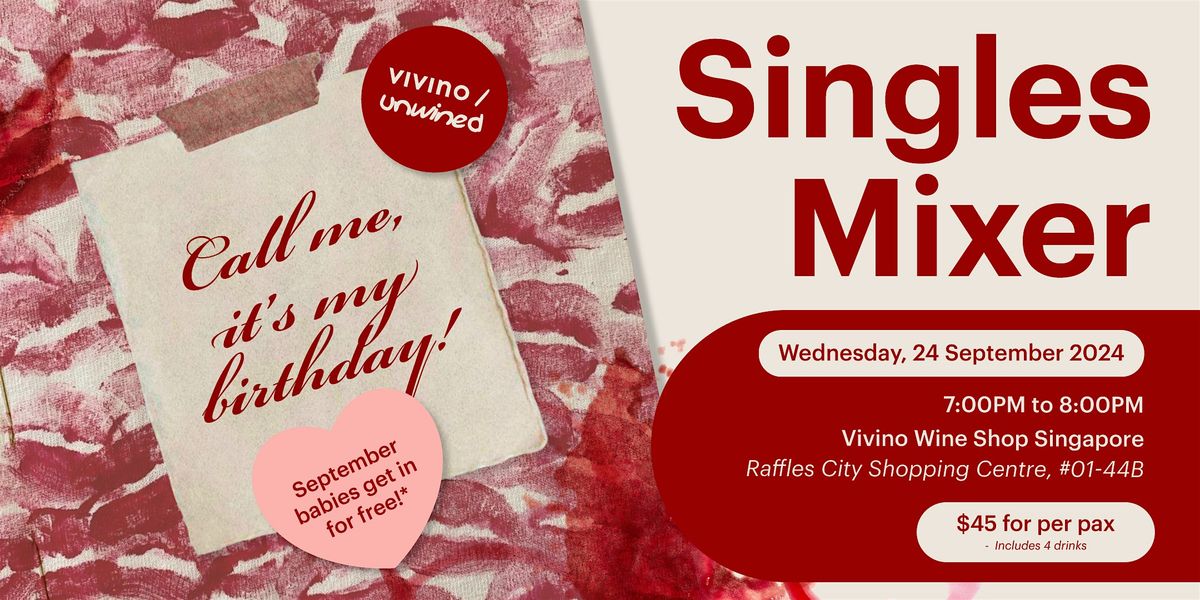 Vivino Singles Mixer \u2013 Special Anniversary Edition