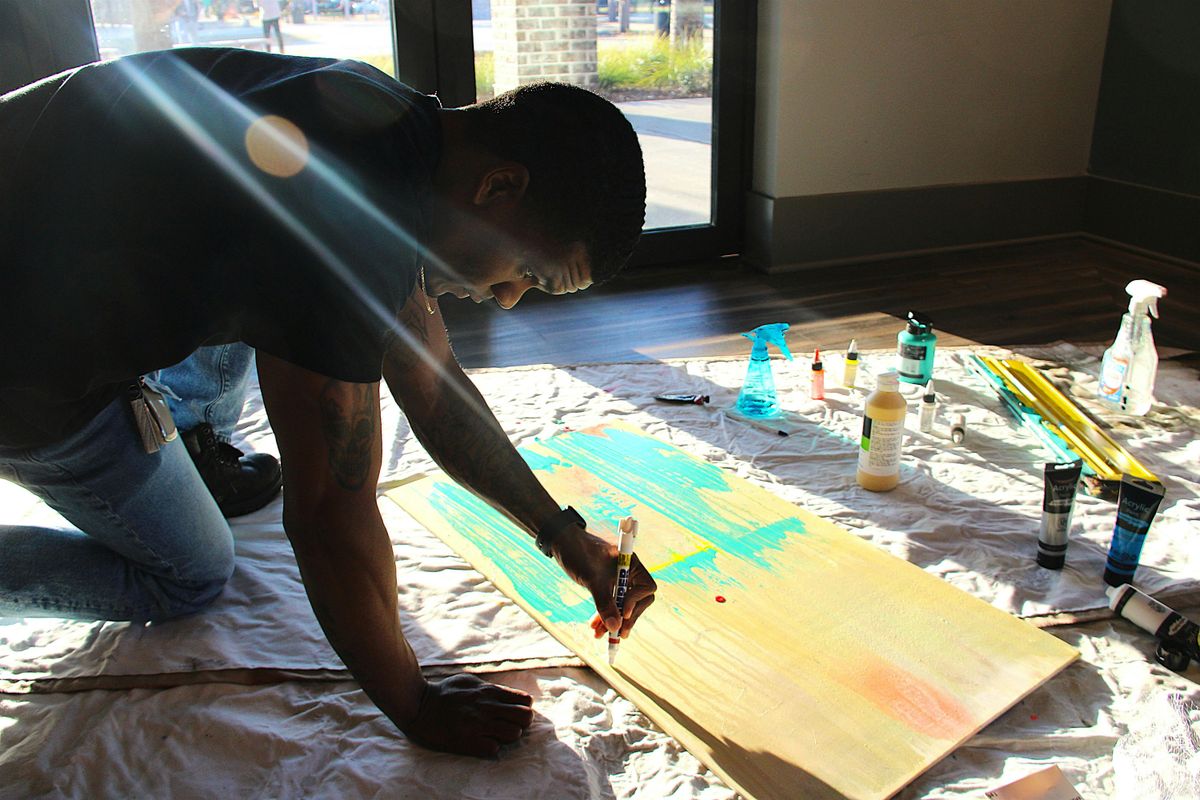 Vibe on Canvas: An Intro to Abstract Expression with Ty Davis