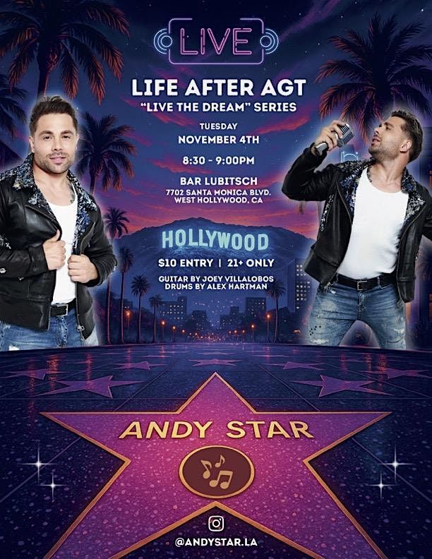 Andy Star \u2014 Life After AGT | Live Vocal Concert