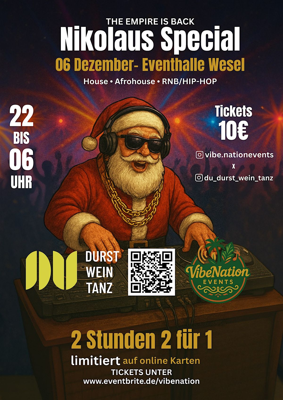 VibeNation x DurstWeinTanz \u2013 Nikolaus Special