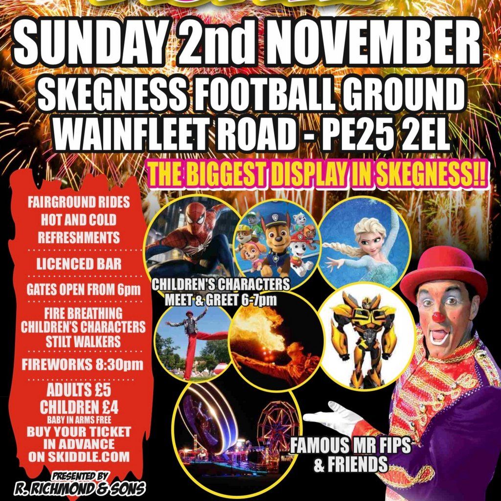 Skegness Firework display