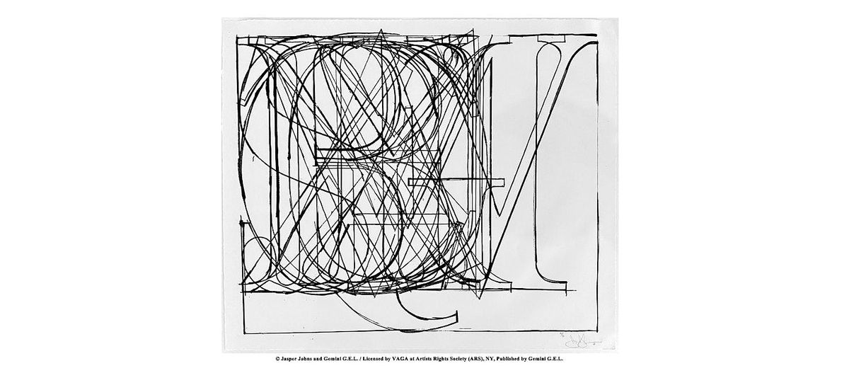 Jasper Johns: a whole can be only a part