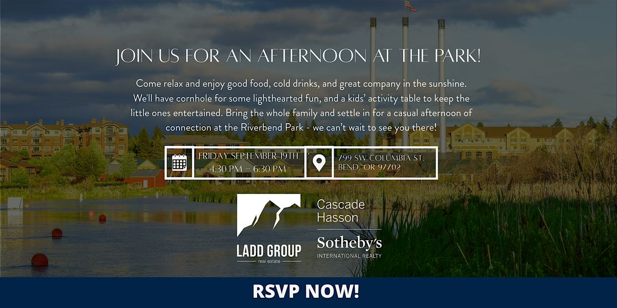 Join us for an afternoon at the park!