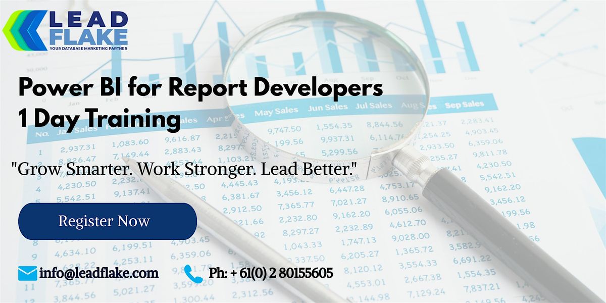 Microsoft Power BI for Report Developers Training in Wellington