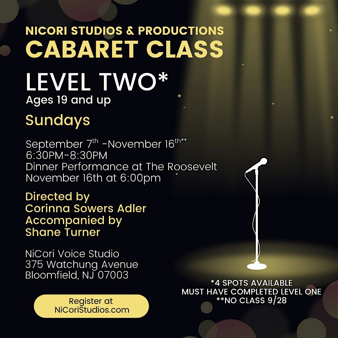 NiCori Cabaret Class LEVEL TWO