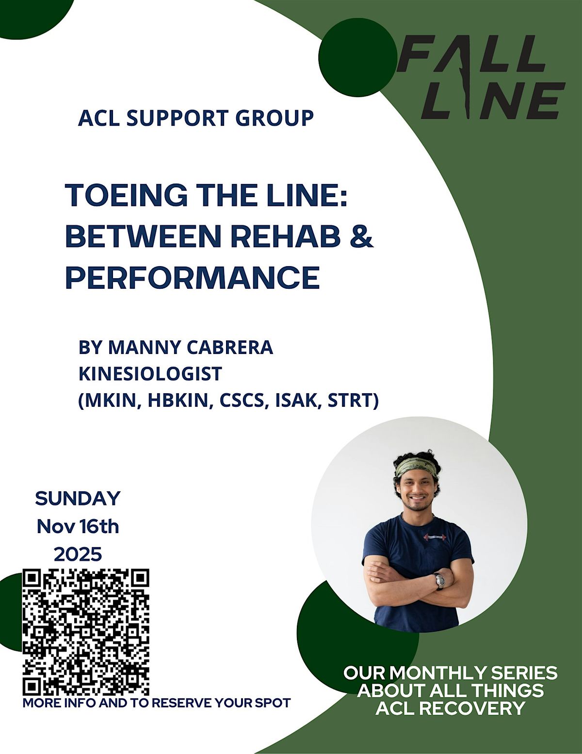 ACL Supprt Group - Toeing the Line: Between Rehab and Performance at ...