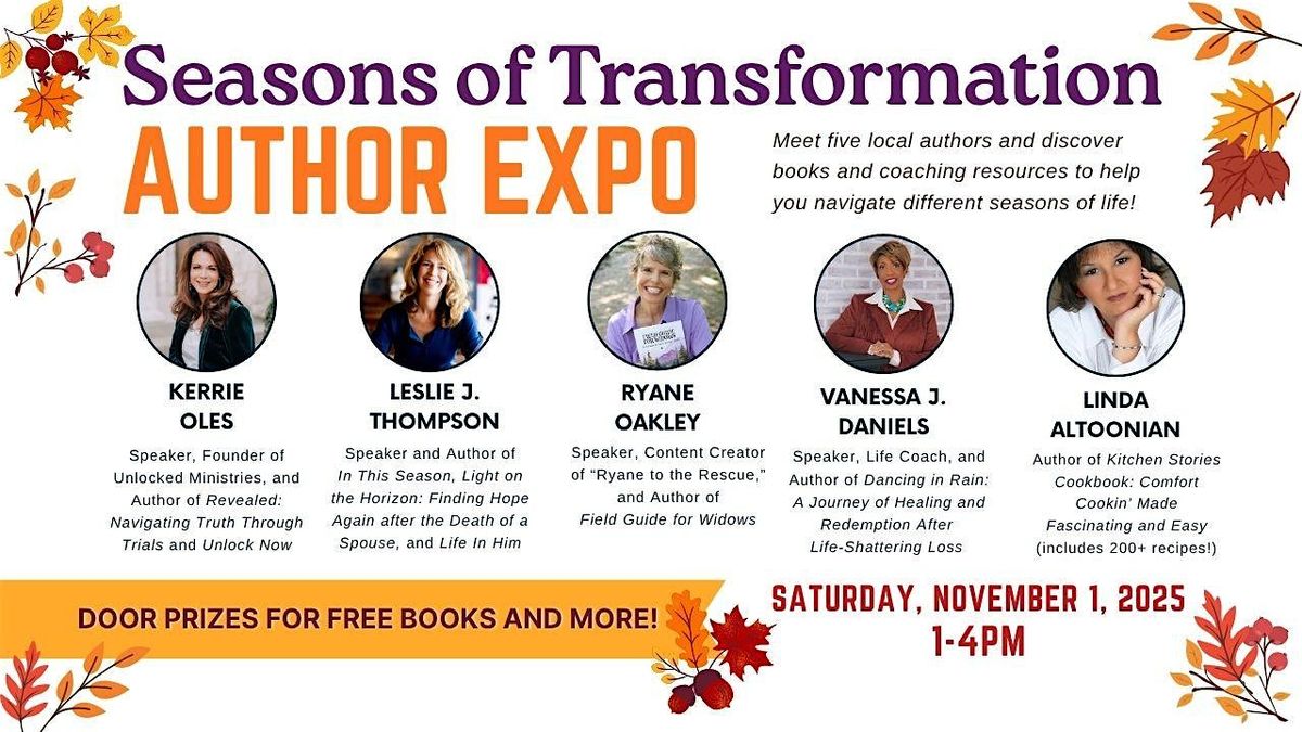 Seasons of Transformation Author Expo