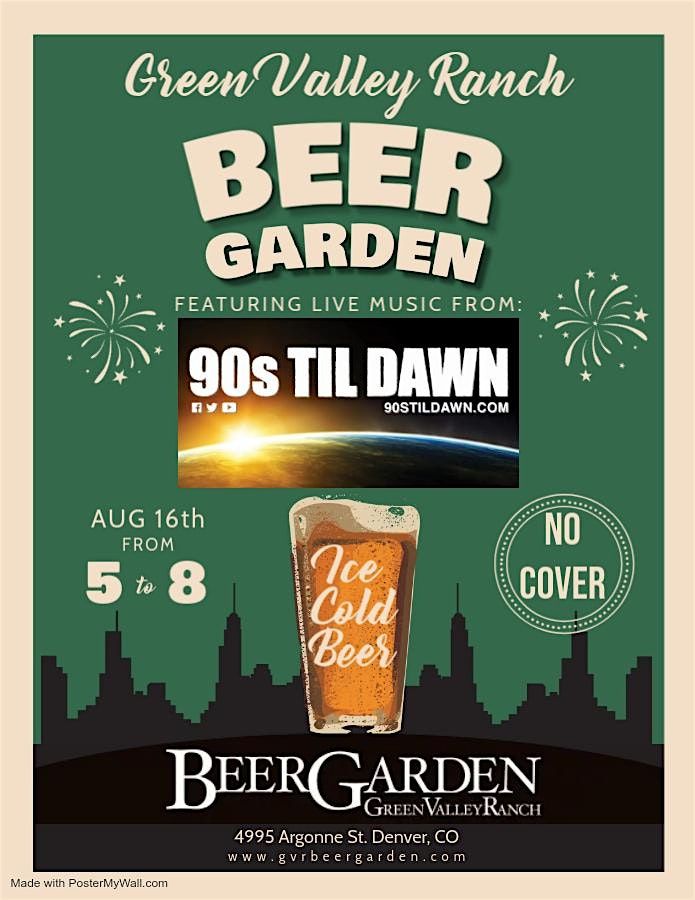 90's Night in the Beer Garden